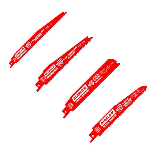 Diablo DS006S 6 pc Bi-Metal Reciprocating Saw Blade Set for Wood and Metal Demolition (6-Piece) - Image 5