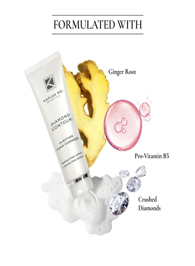 KAPLAN MD Diamond Contour Purifying Foam Cleanser - 3.4 fl oz/100ml - Image 2