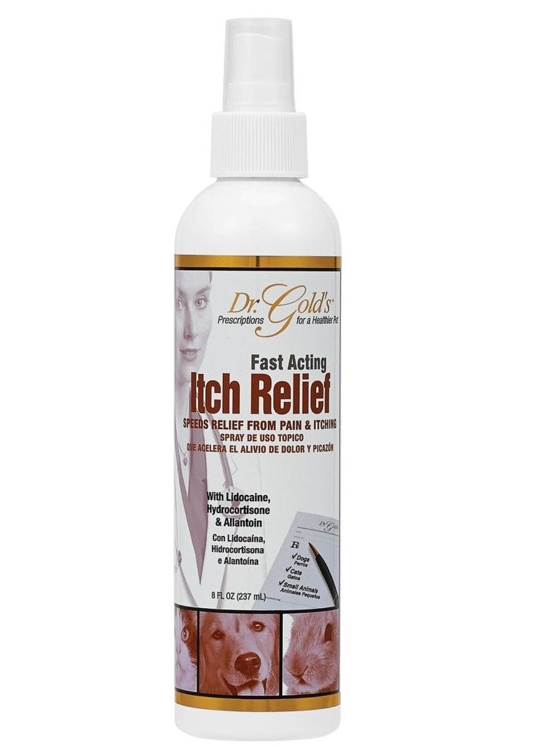 SynergyLabs Dr Gold Itch Relief Spray For Pets 237ml 