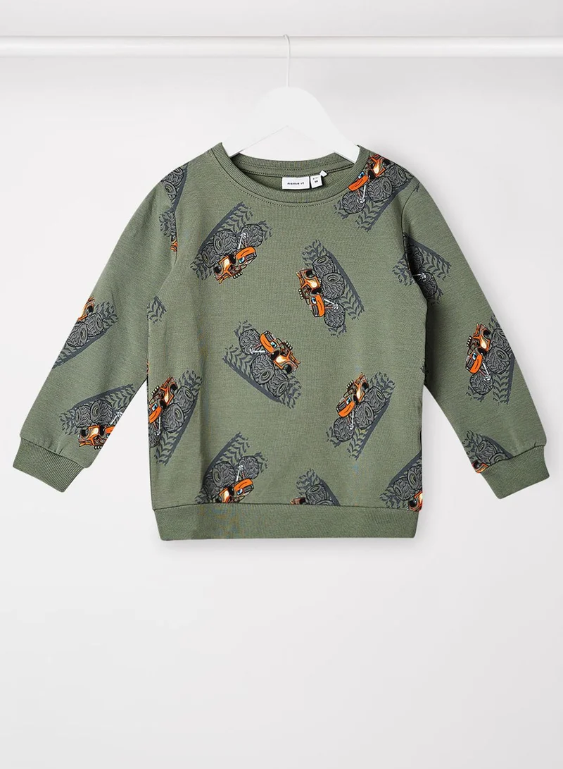 NAME IT Infant All-Over Print Sweatshirt