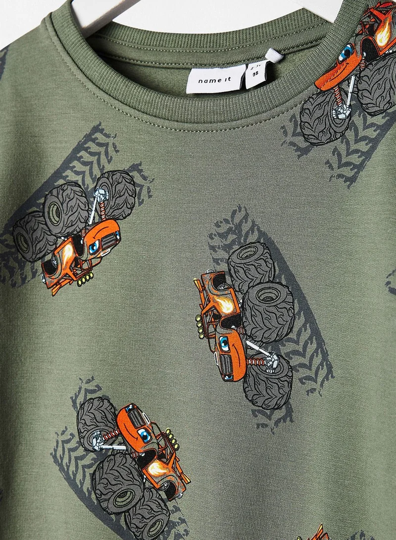 NAME IT Infant All-Over Print Sweatshirt