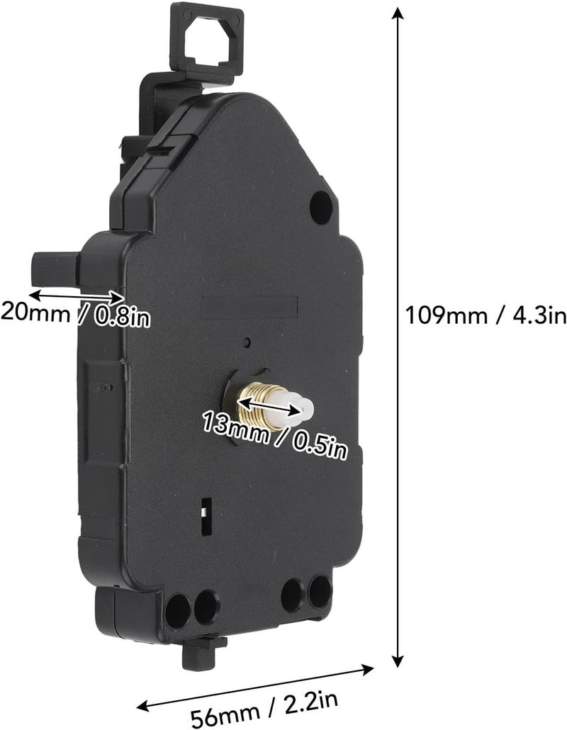 yuyte Quartz Pendulum Clock Movement Replacement AA Battery Powered Accurate  Quiet Ideal for Clock Repair Kits Frameless Pendulum Clocks and More  - Image 5