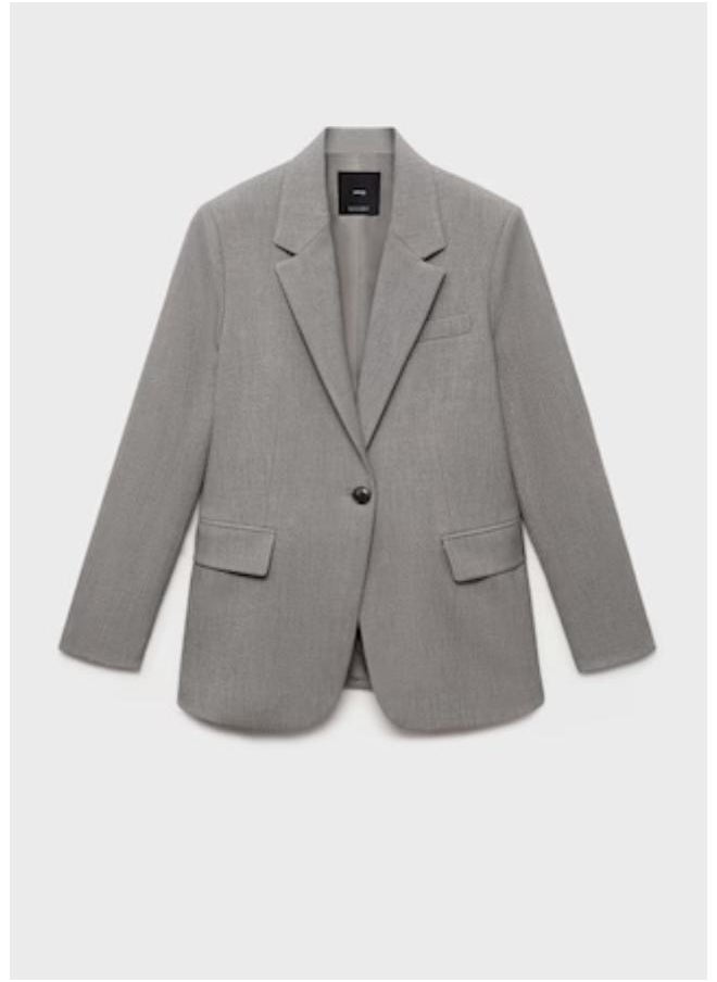 MANGO Casual Straight Jacket With Flap Pockets  - Image 5