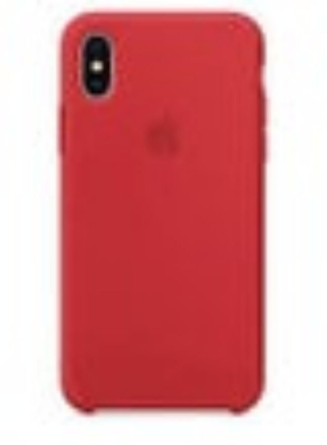 ACLIX for iPhone Xs Red Case, Shockproof Ultra Slim Fit Silicone iPhone 10S Cover TPU Soft Gel Rubber Cover Shock Resistance Protective Back Bumper for iPhone XS - Image 1