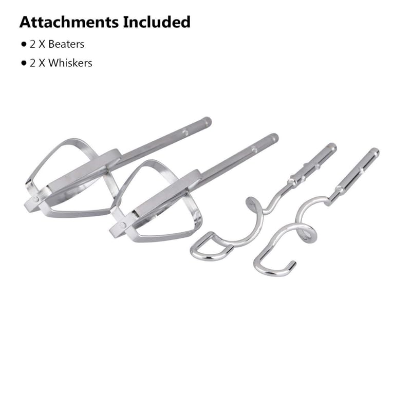 Drumstone 𝟭𝟱 𝗇𝗔𝗥𝗔𝗡𝗧𝗬 خلاط يدوي متعدد الوظائف لخفق البيض وخلط الطعام مع ٧ سرعات أداة كهربائية أوتوماتيكية للمطبخ - Image 5