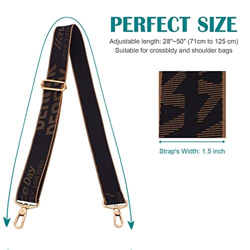 River Lake Purse Strap,Wide Shoulder Strap Adjustable Replacement Crossbody Bag Straps for Handbag,Crossbody Bags,Shoulder Bags - Image 3