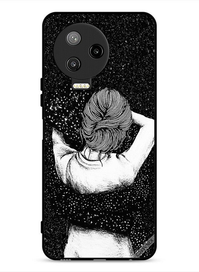 Covernex Infinix Note 12 Pro 4G Protective Case Cover Night Imagination Of Doodle Girl - Image 1