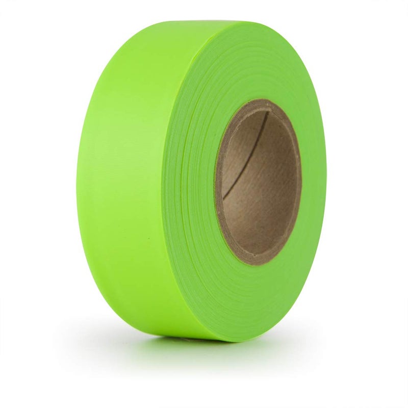 IPG Flagging Ribbon 118 x 50 yd Lime Glow Single Roll