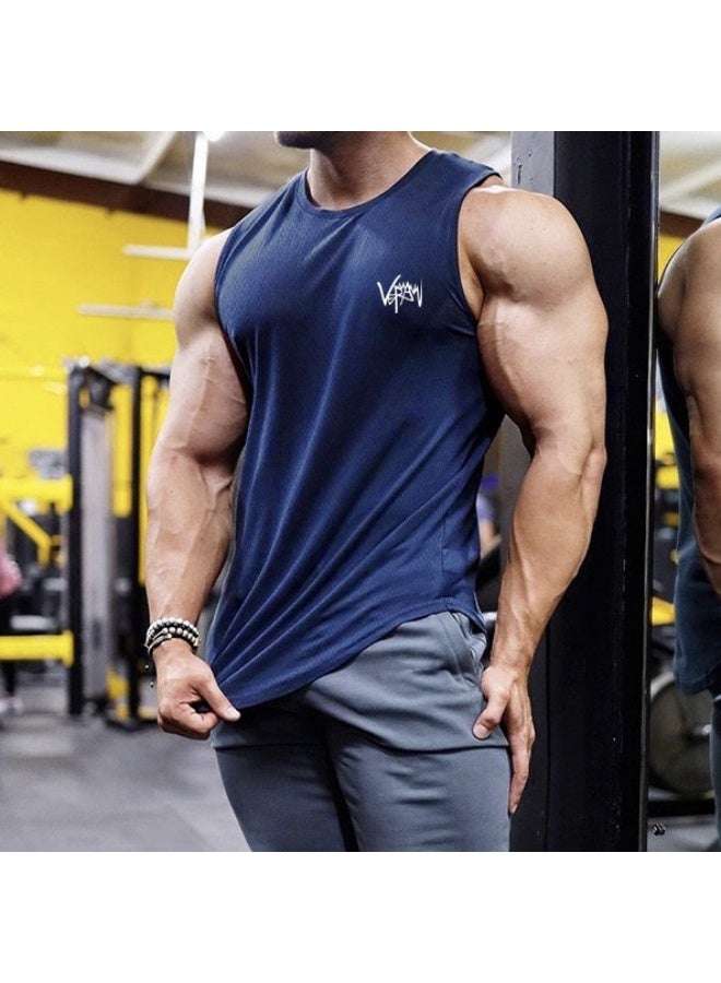 VNAKER Men's Athletic Workout Tank Top Running Gym Sleeveless Shirts Quick Dry Lightweight Training Sport Muscle Tank - Image 1