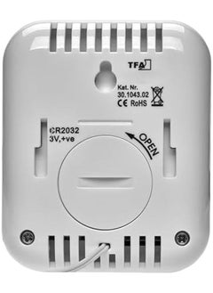 TFA La Crosse Technology 30.1043.02 Digital Indoor And Outdoor Thermometer Small White  - Image 3