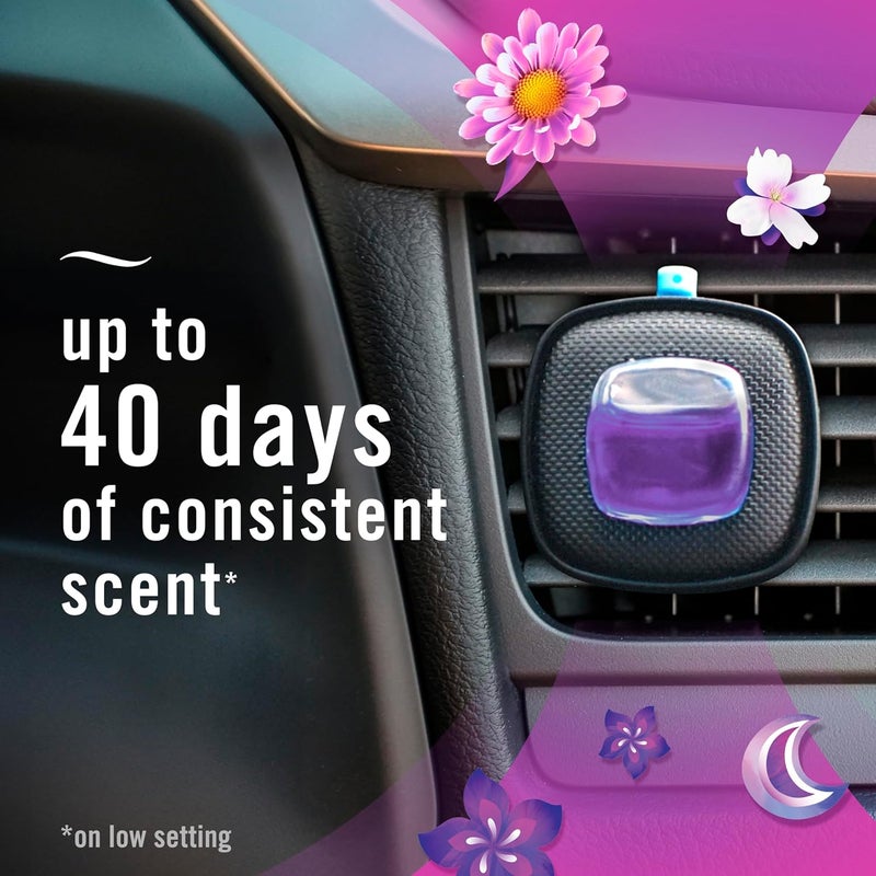 Febreze Car Air Freshener Vent Clip Gain Moonlight Breeze Scent, .07 oz. Car Vent Clip, Pack of 3 and Stay-Fresh Storage Case Single & bulk use compatible - Image 4