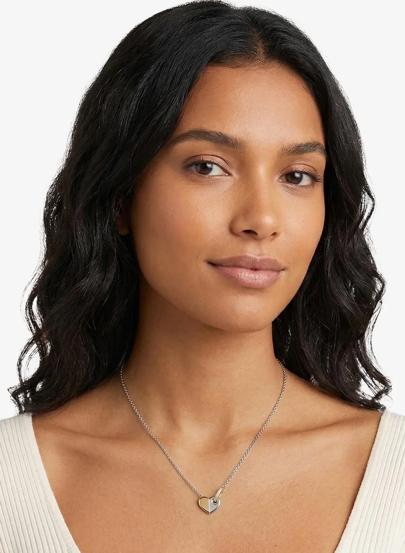 TOMMY HILFIGER  Womens Necklace In Two-Tone Stainless Steel With A Heart Pendant - 2780878 for Women | Best Price UAE