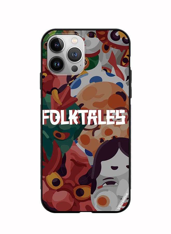 VR CREATIVE Protective Case Cover For Apple iPhone 12 Pro Max Japanesse Folk Tales Design Multicolour - Image 1
