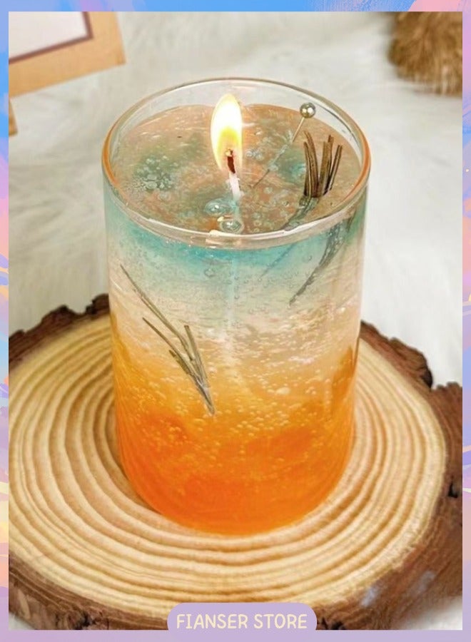 Candles Handmade Colorful Cocktails Home Scented 15 Hours Fragrance Aromatherapy Gift Wax Natural Soy Glass Jar Stress Relief Luxury Wedding Bathroom Birthday Yoga Anniversary