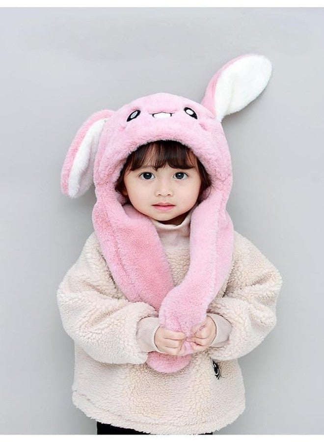 Richmen Kids Rabbit Hat Ear Moving Jumping Funny Bunny Plush Cap for Women Girls, Winter Spring Warm Hat | Age Above 5 Years - Image 4