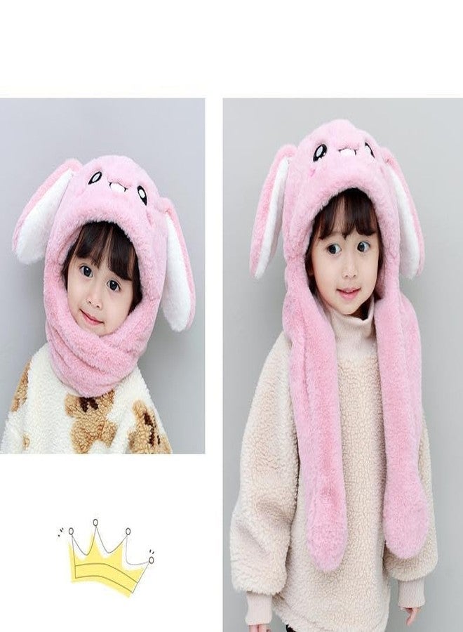 Richmen Kids Rabbit Hat Ear Moving Jumping Funny Bunny Plush Cap for Women Girls, Winter Spring Warm Hat | Age Above 5 Years - Image 3