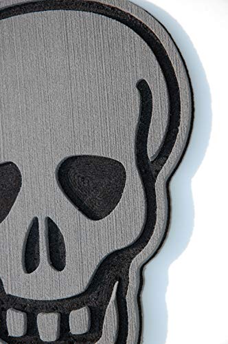 Toejamr Snowboard Stomp Pad - Large Skull - Gray - Image 3