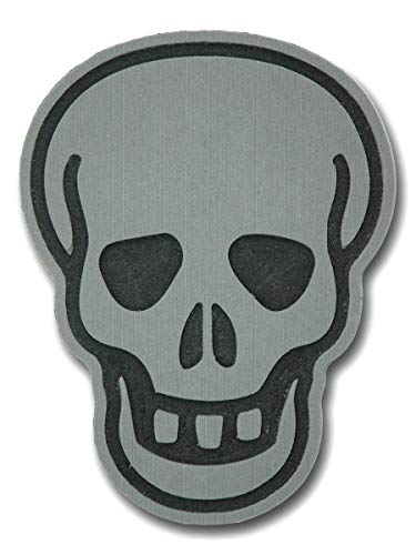 Toejamr Snowboard Stomp Pad - Large Skull - Gray - Image 1