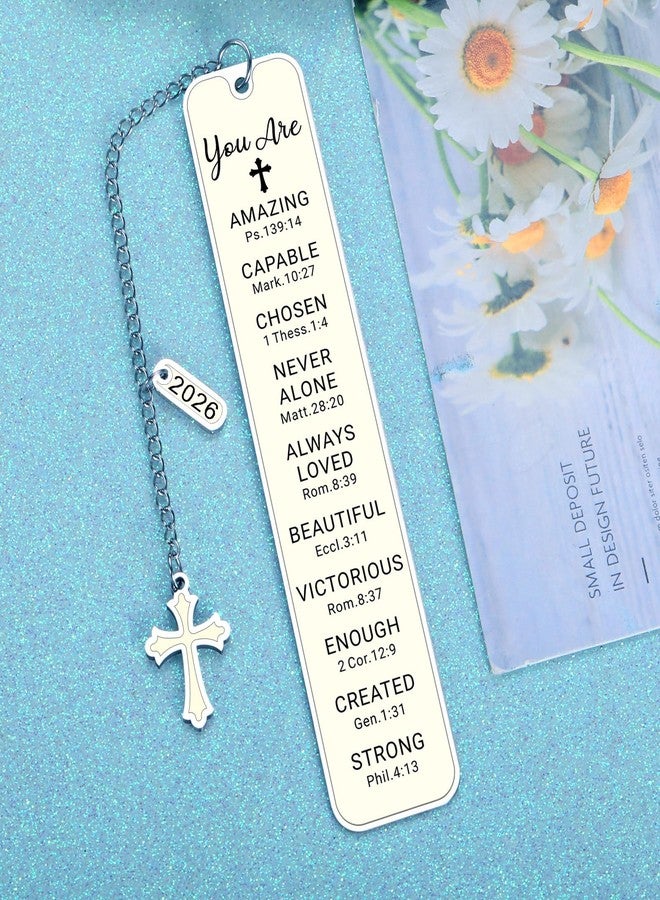 NUBARKO Christian Bible Bookmarks First Communion Gifts for Girls Boys Teens Women Men Bible Bookmark Baptism Confirmation Gifts for Teenage Girls Boys Christian Faith Based Religious Gifts for Girl Boy Women - Image 4