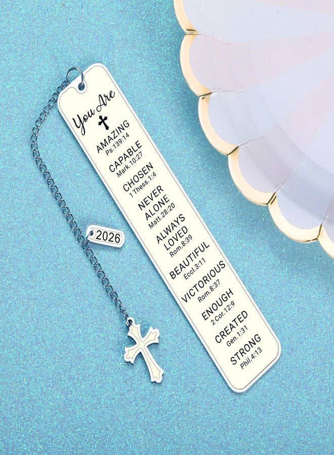 NUBARKO Christian Bible Bookmarks First Communion Gifts for Girls Boys Teens Women Men Bible Bookmark Baptism Confirmation Gifts for Teenage Girls Boys Christian Faith Based Religious Gifts for Girl Boy Women - Image 5