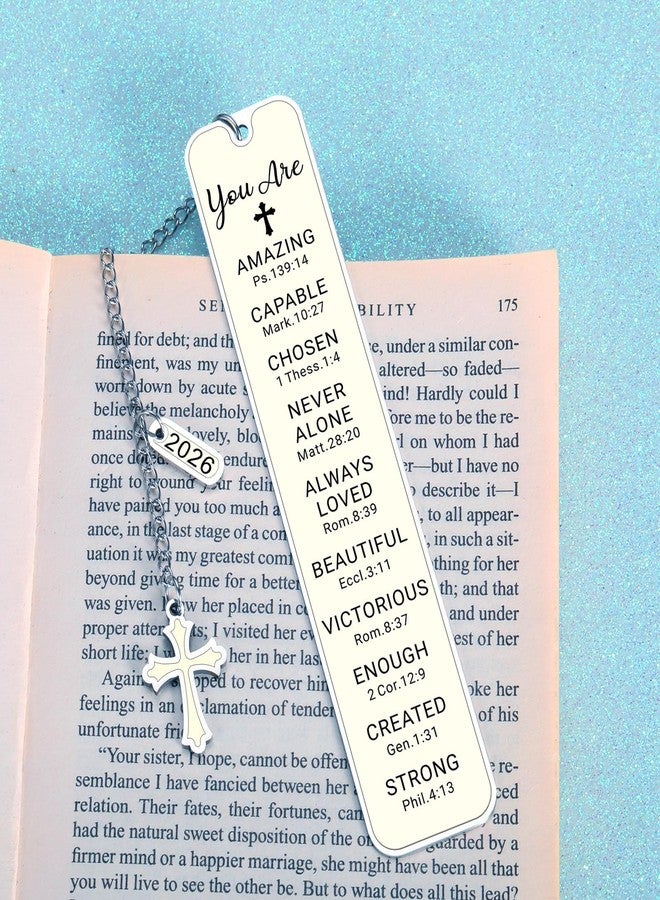 NUBARKO Christian Bible Bookmarks First Communion Gifts for Girls Boys Teens Women Men Bible Bookmark Baptism Confirmation Gifts for Teenage Girls Boys Christian Faith Based Religious Gifts for Girl Boy Women - Image 3