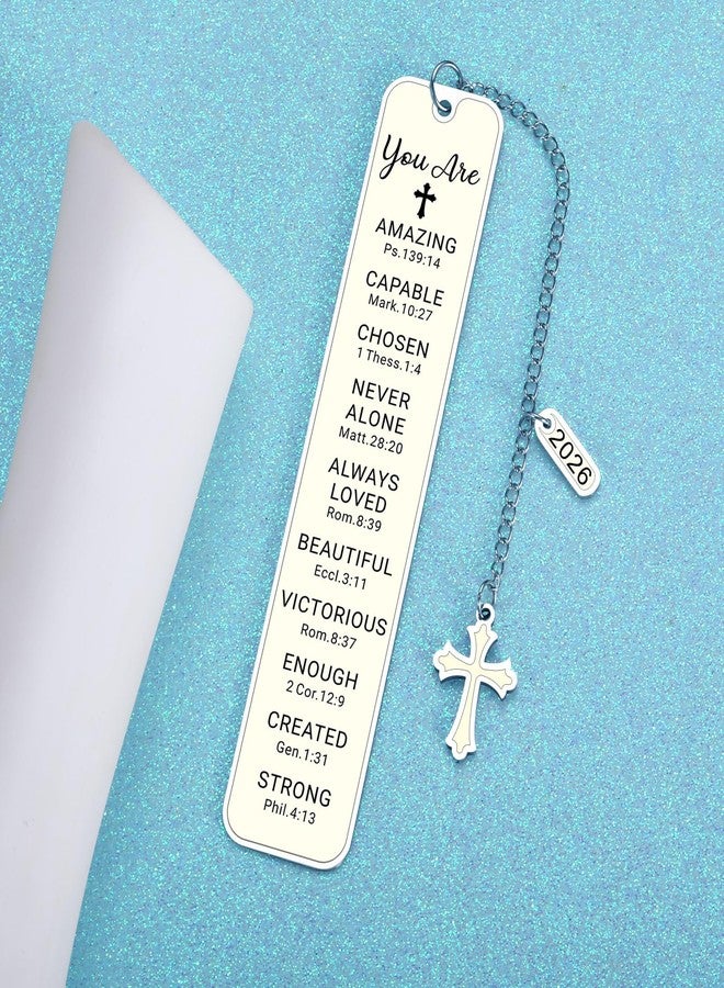 NUBARKO Christian Bible Bookmarks First Communion Gifts for Girls Boys Teens Women Men Bible Bookmark Baptism Confirmation Gifts for Teenage Girls Boys Christian Faith Based Religious Gifts for Girl Boy Women - Image 2