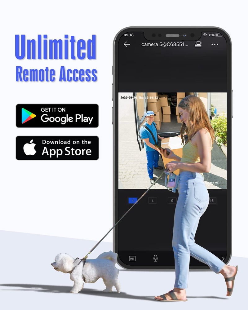 ANNKE 3K Lite H.265+ Security DVR Recorder with AI Human/Vehicle Detection, 8CH Hybrid 5-in-1 CCTV DVR for Surveillance Camera, Supports 8CH Analog and 2CH IP Cameras, Remote Access (No Hard Drive) - Image 5