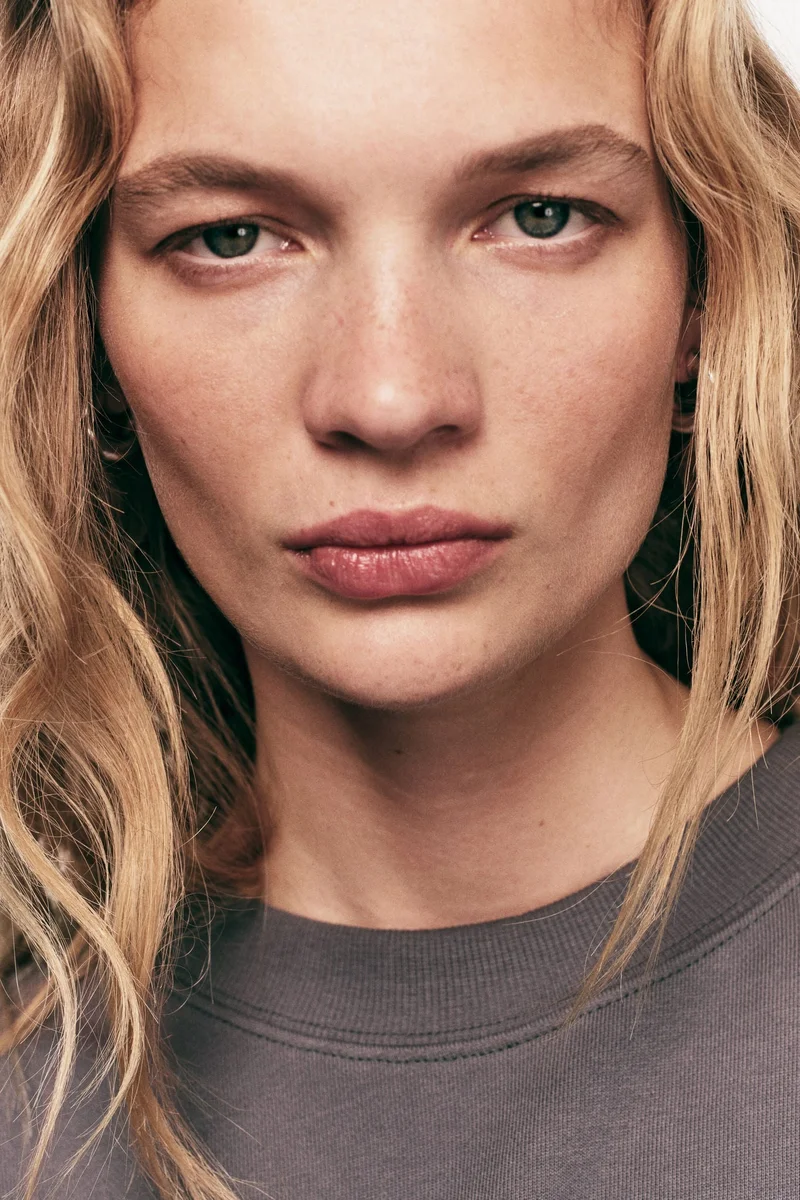 اتش اند ام سويت شيرت قطني بقصة واسعة