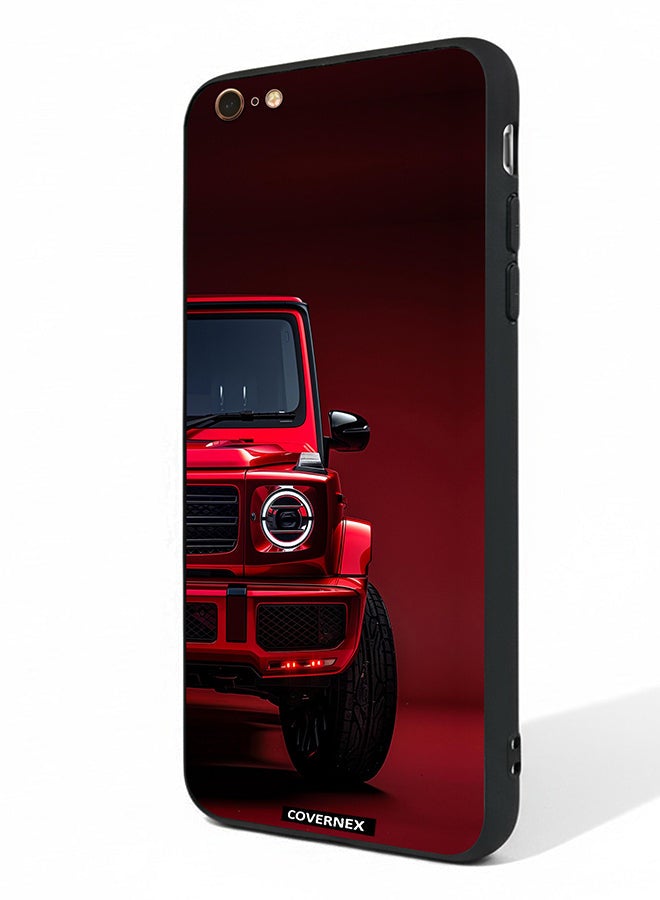 Covernex Apple iPhone 6 Plus Protective Case Cover Printed Featuring Crimson Luxury SUV - Image 1