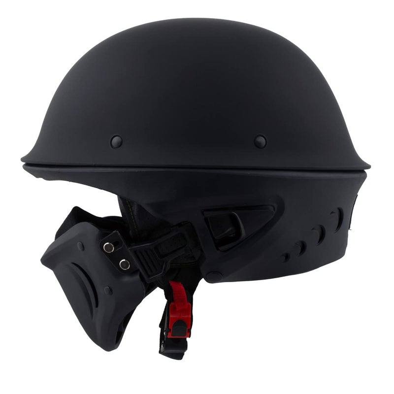 Milwaukee Helmets Open Face 3/4 Motorcycle Biker Rider Helmets MPH98XX - Small - Image 5