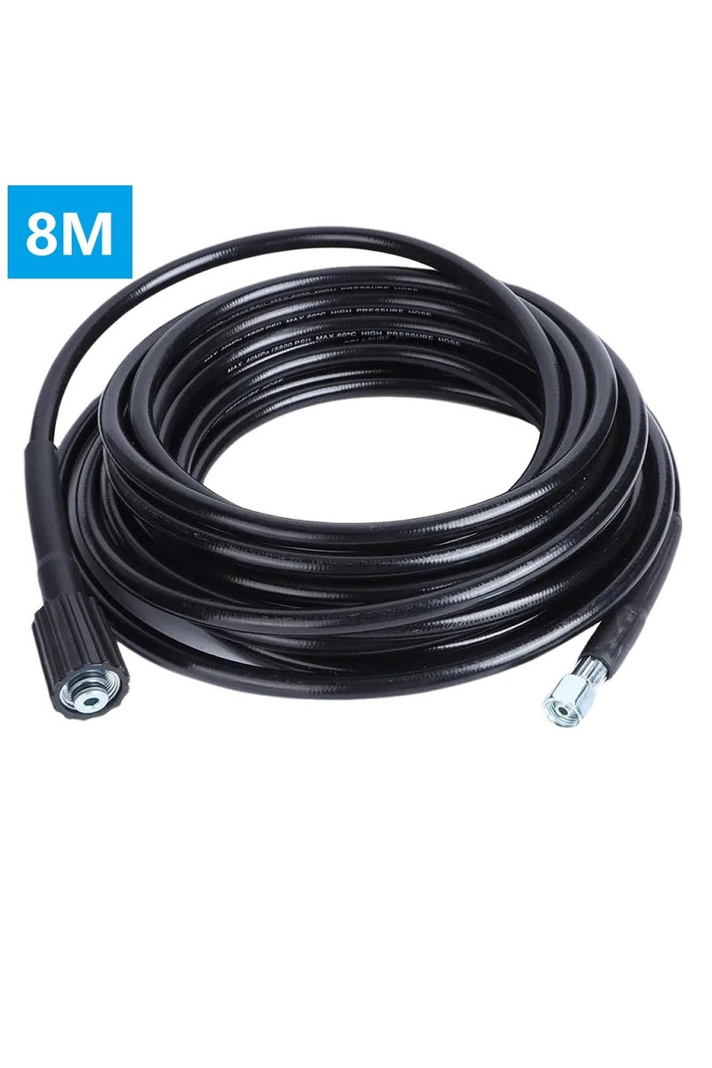 Generic 8m Universal Pressure Washer Hose M22 (14mm/15mm) to M14 for Karcher K Series K2-K7 - Image 1