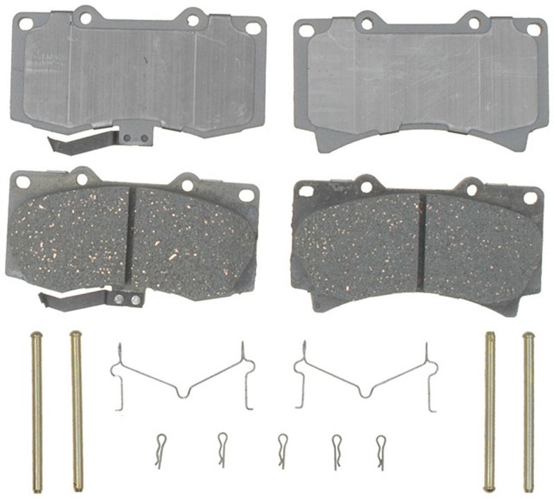 ACDelco Silver 14D1119CH Ceramic Front Disc Brake Pad Set with Hardware - Image 4