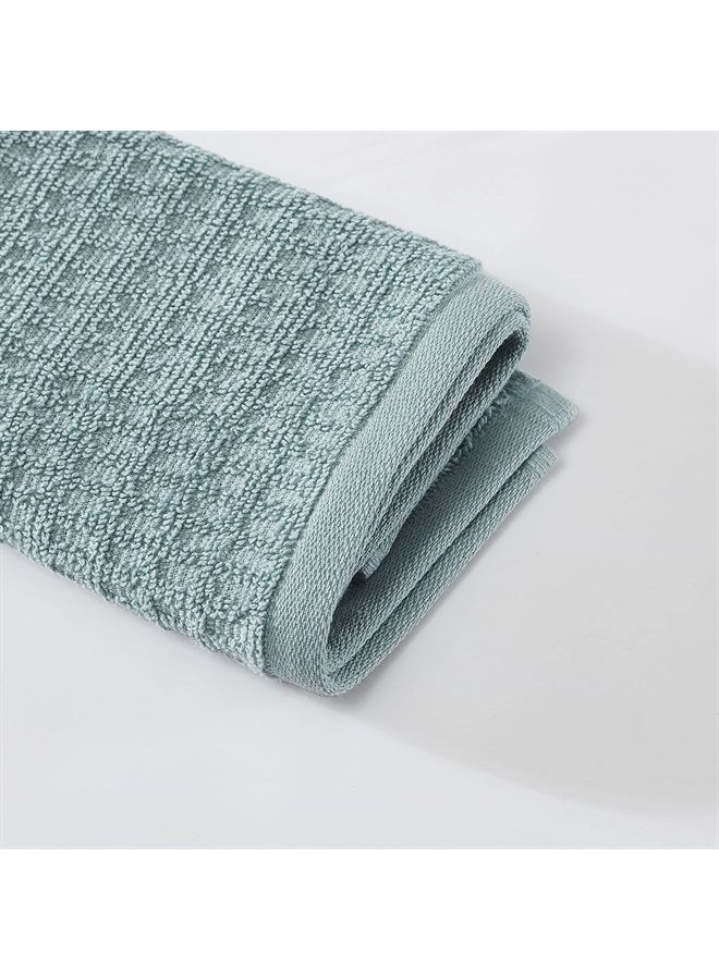 TOMMY Bahama Washcloth Set, Highly Absorbent Cotton Bathroom Decor, Low Linting & Fade Resistant (Northern Pacific Turquoise, 12 Piece) - Image 3