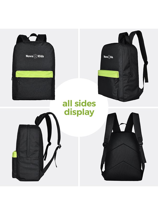 Nova kids School Bag, 17Inch/18L - Black  - Image 5