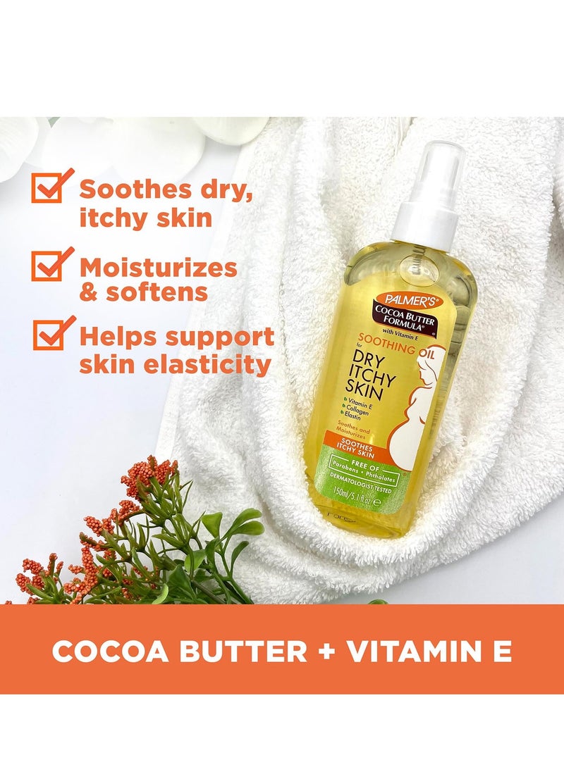 PALMER'S - Palmer's Cocoa Butter Soothing Oil Spray For Dry Itchy Skin Relief, Preganancy Safe - 150ml - Image 1