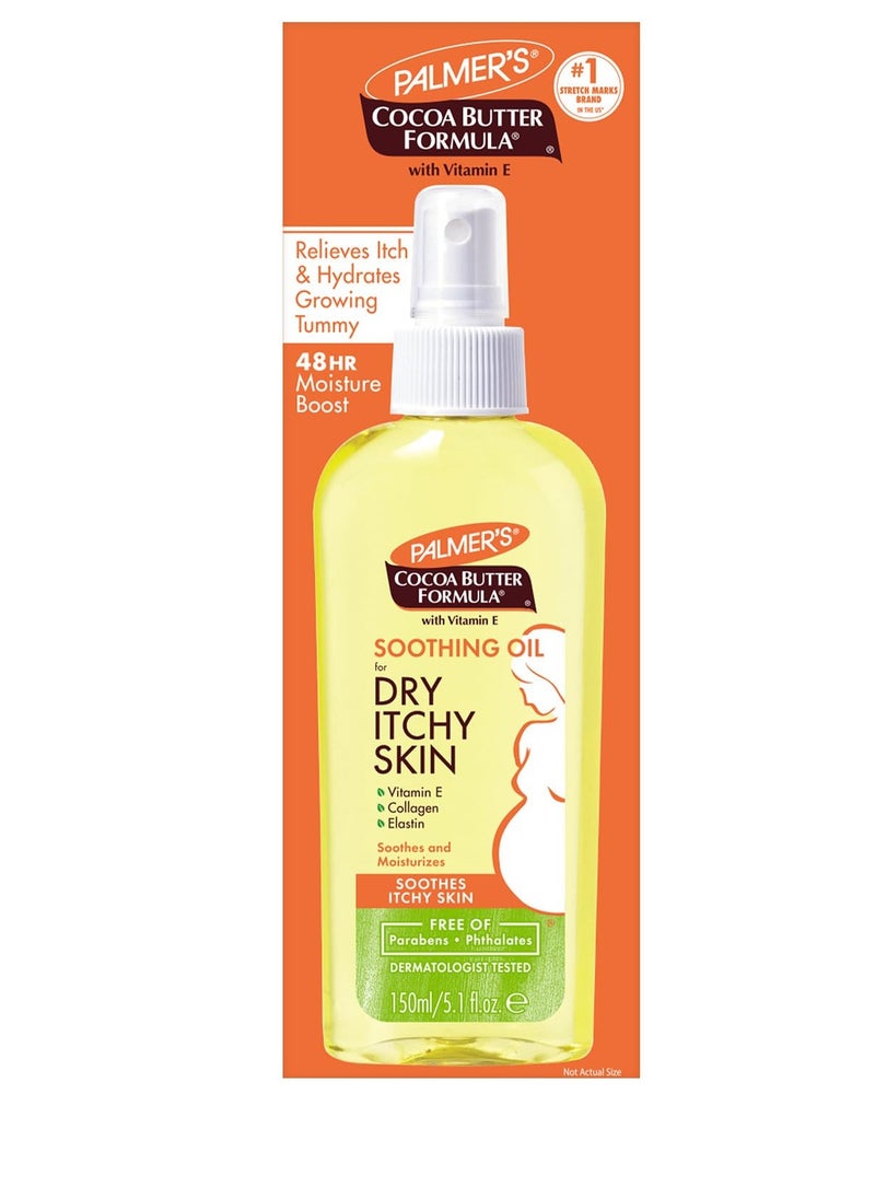 PALMER'S - Palmer's Cocoa Butter Soothing Oil Spray For Dry Itchy Skin Relief, Preganancy Safe - 150ml - Image 1