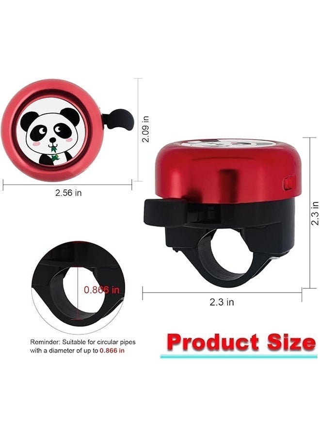 Happy D Bicycle Bike Bell for Kids, Cool Cartoon Bicycle Bell, Aluminum Bike Bell with Loud Clear Sound, Universal Fit for Bikes and Scooters, Bike Accessories for Kids Girls Boys Adults - Image 4