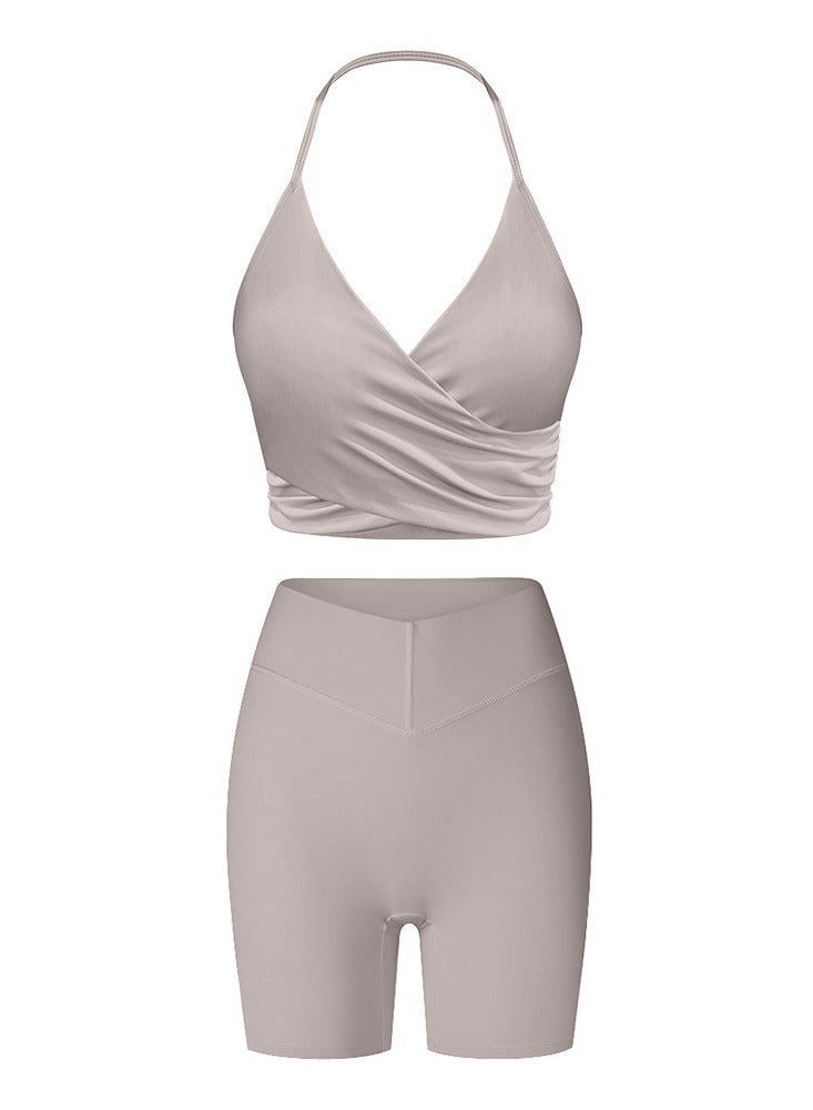 EBMINI New Pilates Yoga Training Fitness Clothing Set