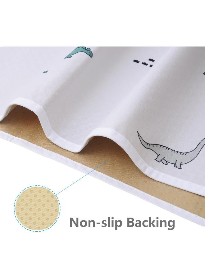 WOMUMON 51" Splat Mat for Under High Chair/Arts/Crafts, Wo Baby Reusable Spill Mat Waterproof Anti-slip Floor Splash Mat, Portable Play Mat and Table Cover - Image 4