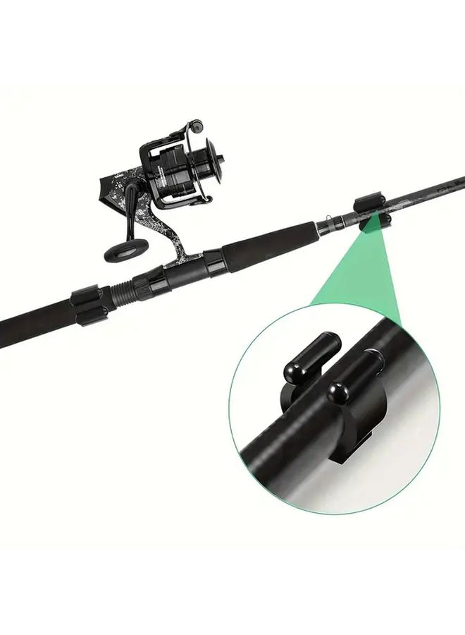 20pcs Wall Mounted Fishing Rod Holder Clips Durable Plastic Organizer Rack - Image 2