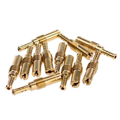 Glixal Slow Pilot Idle Jet For Keihin OKO KOSO CVK GY6 Carburetor ATV UTV Buggy Scooter Moped Dirt Bike,32,35,38,40,42,45,48,50,52,55,58,60 (12pcs set) - Image 1