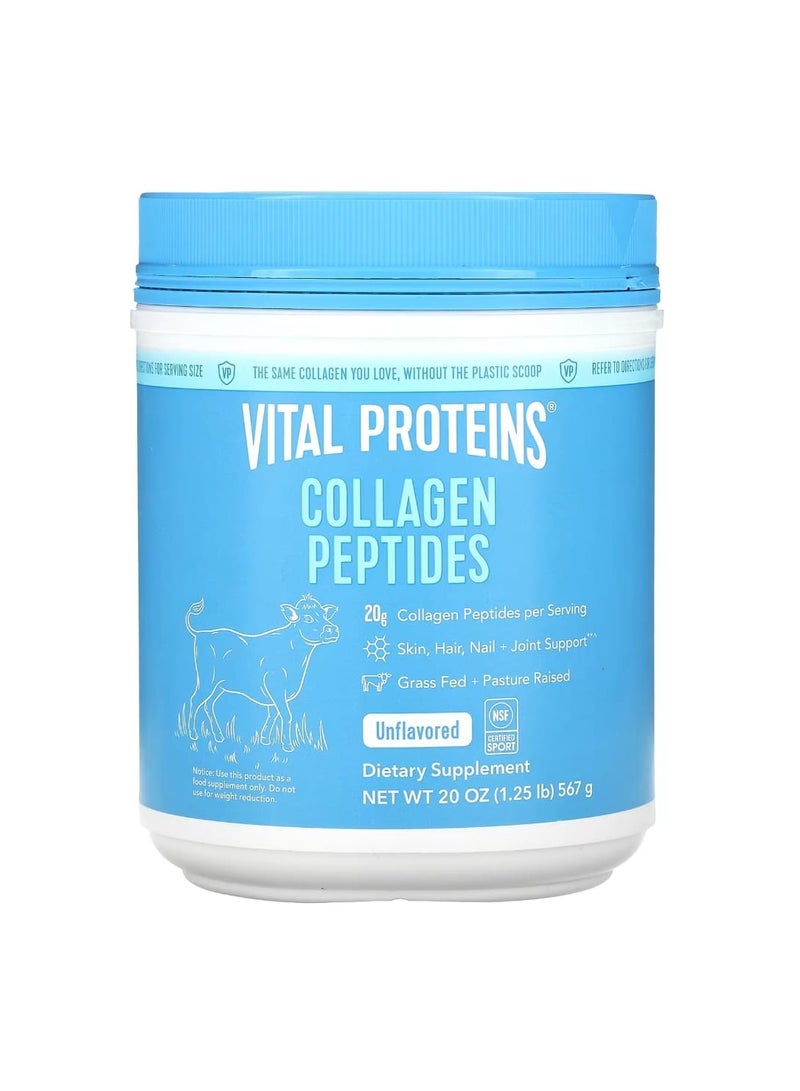 Vital Proteins Collagen Peptides Unflavored Powder 567 g - Image 1