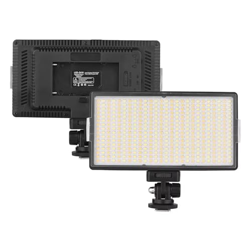 SooPii Portable LED Video Light Panel for DSLR Camera, Dimmable Bi-Color 3200K-5600K, Adjustable Brightness LED Fill Light for Photography, YouTube, Vlogging, Shooting & Studio Lighting - Image 1