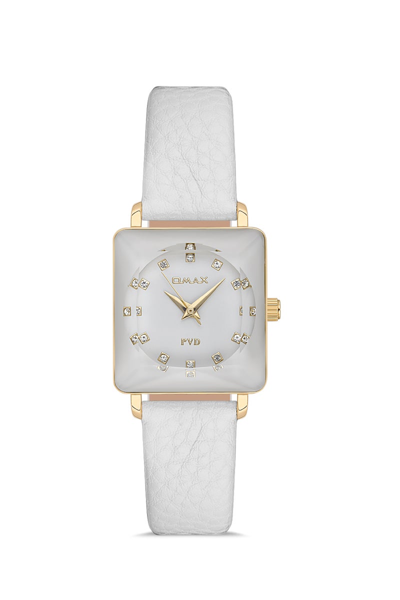 OMAX Women’s Wrist-Watch | Analog | Leather Strap | Elegant Design - Image 1