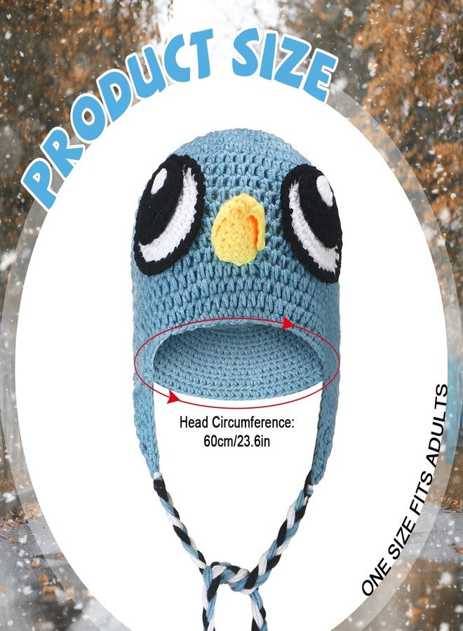 Yearntown 3 Pcs Bird Pig Elephant Hats Pig Elephant World Book Day Book Character Costumes Accessories Crochet Caps with Realistic Eyes for Party Cosplay Dress up - Image 2