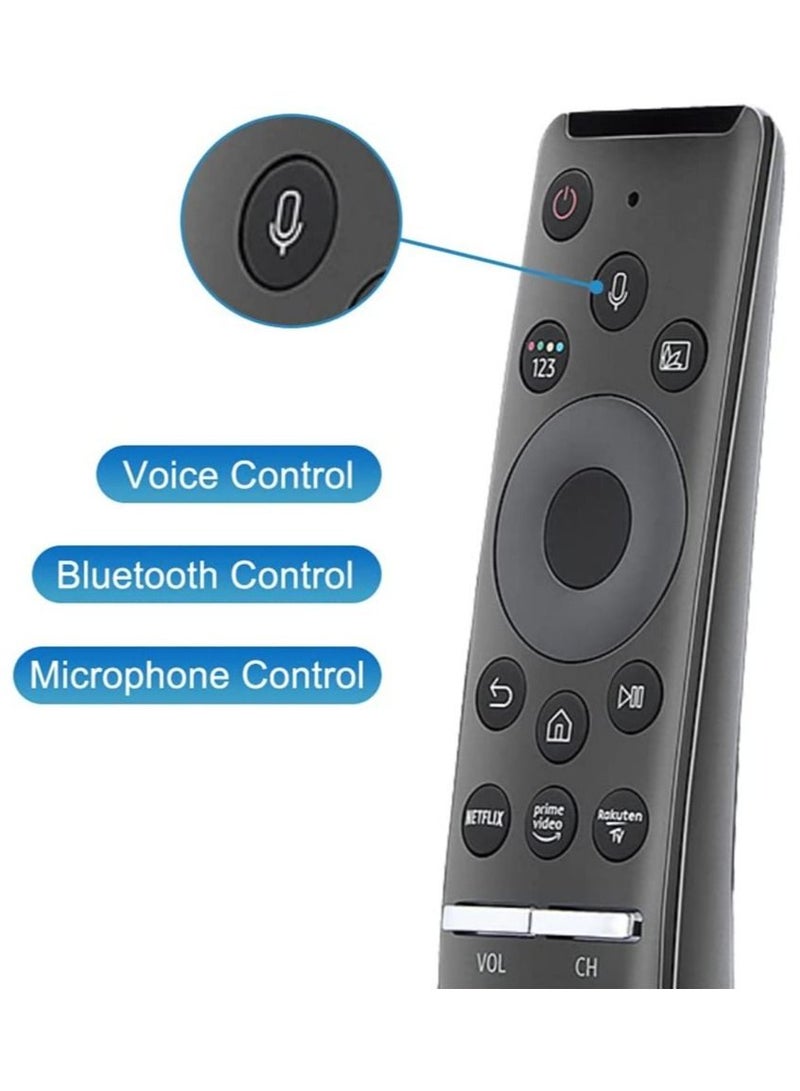 Raxoom Remote for Samsung Smart TV Voice Mic Bluetooth Replacement Controller BN59-01312A and Samsung 4K 8K UHD Curve TV - Image 2