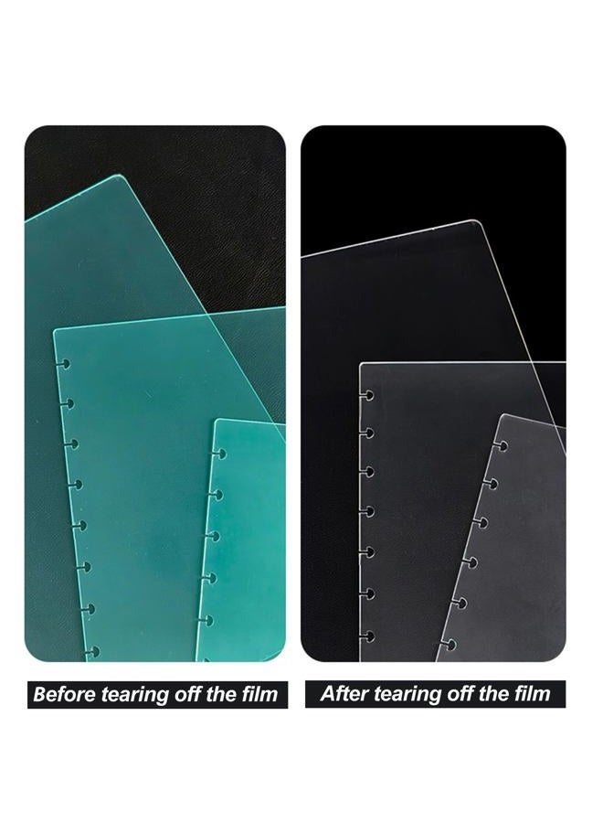 ITSYHPRO Junior Discbound Journal PP Covers (1 Set/ 2 PCS) Compatible with Circa Arc TUL and Happy Planner(Super Clear,Junior) - Image 4