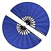 Minelife Minelife 2 Pack Large Folding Hand Fan,  Nylon-Cloth Vintage Retro Fabric Fans, Chinese Kung Fu Tai Chi Hand Fan for  - Image 2