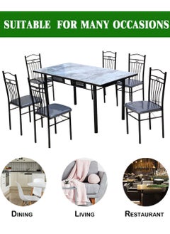 Set of 7 Pieces, Dining Tables Ceramic Top With 6 Chair Set - pzsku/ZCA9433F9AC24CAB39C0BZ/45/_/1731161748/3522fbc4-3585-43e5-9d48-d22bb6989a35