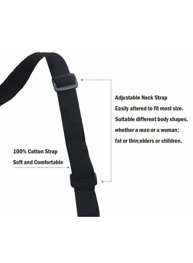 Beabes Pink Flamingo Chef Apron 27 X 31 Inch Tropical Pink Birds Animal On Blue Non-Pilling Bib Aprons For BBQ Grilling Gardening Kitchen With Adjustable Neck Strap - Image 4